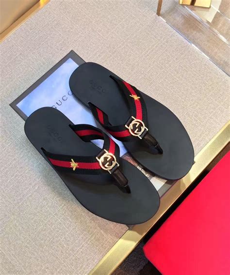 men's gucci chappal|gucci slippers farfetch.